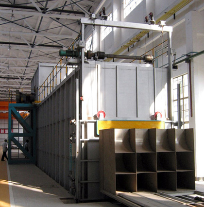 铝合金固溶淬火时效炉生产线